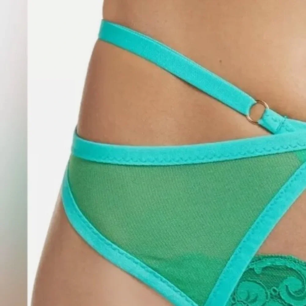 We Are HAH / Free People, Strap Up Panty, Color: Emerald Size: X-Large, NWT‎